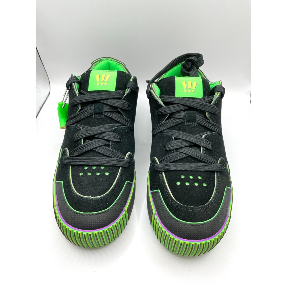 MSCHF Gobstomper Sour Edition Men Size EU 40 Black Green Lace Up Shoes NWOB